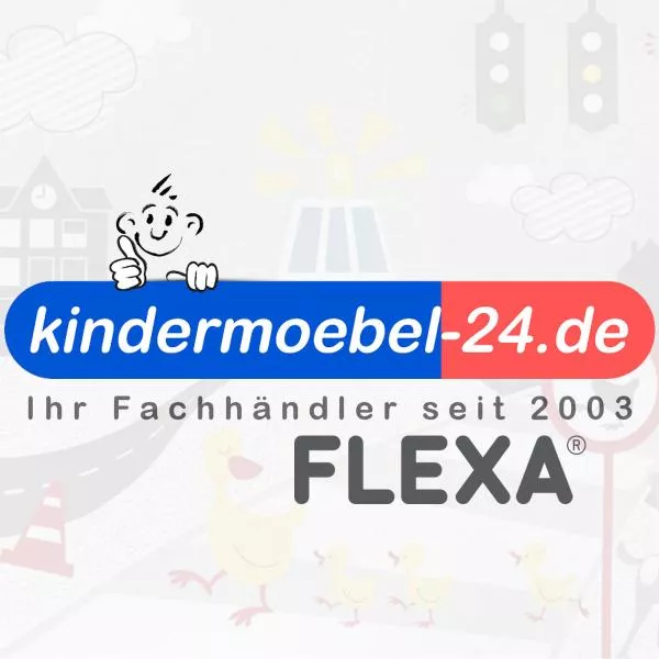 Flexa Shelfie Midi Z Einlegeboden in deckend weiß